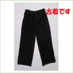 匿名配送★コーデュロイパンツ　メンズ　黒　ウェスト91㎝　股下68cm　冬物古着