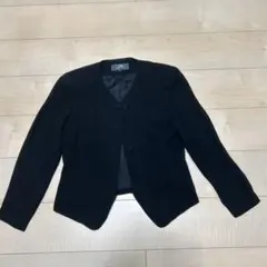 ブラック Vネック テーラードジャケット サイズ9