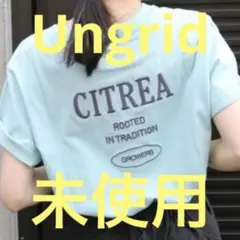 未使用Ungrid ブルー Tシャツ 半袖のサムネイル