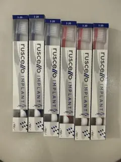 GC 루셀로 임플란트 I-20 칫솔 6개 세트