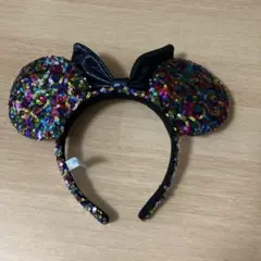 ミニーマウス風カチューシャ（スパンコール）