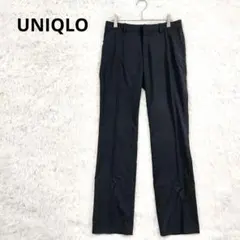 UNIQLO ストレッチパンツ スラックス ビジネス オフィスカジュアル　黒