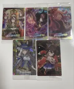 ウマ娘 プリティーダービー ツインウエハース カード 5枚のサムネイル