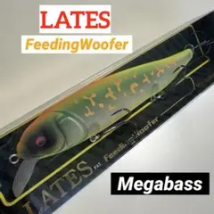Megabass LATES Feeding Woofer ミノー ブラックバス