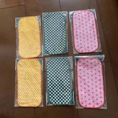 和柄ポケットタオル　３種×２