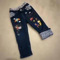 ミキハウス　豪華デニムパンツ　90