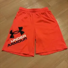 UNDER ARMOUR スポーツハーフパンツ オレンジ LG