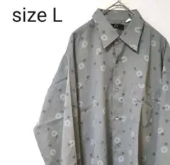 ヴィンテージ 総柄シャツ デザインシャツ 古着