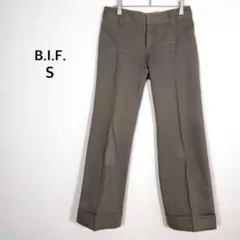 コットンパンツ◉ストレート カーキ 綿100% センタープレス ビジカジ 美脚