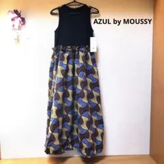 お値下げ『新品』AZUL by MOUSSY ノースリーブワンピース　黒　S