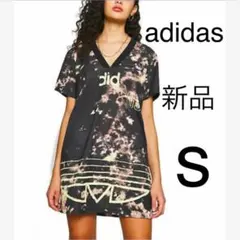 【新品★未使用】adidasアディダス　オールオーバープリントワンピース