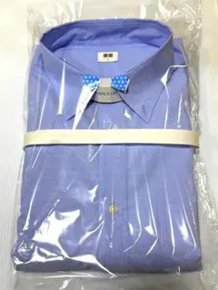 UNIQLO ブロードシャツ ボタンダウン ブルー Lサイズ
