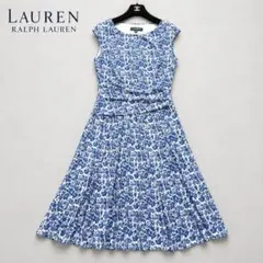 美品✨LAUREN RALPH LAUREN小花柄 カシュクールワンピースのサムネイル