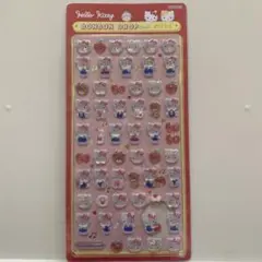 【正規品】ボンボンドロップシール mini キティ 赤
