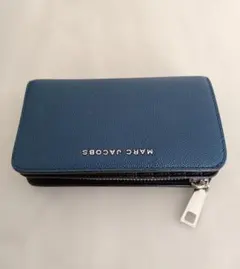 MARC JACOBS 青 二つ折り財布