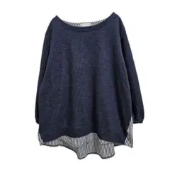 重ね着風 Tシャツ