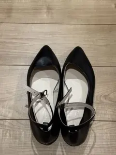 パンプス ブラック 新品未使用 レディース フラット