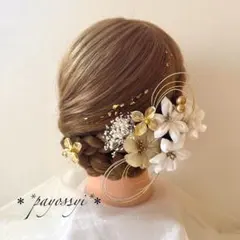 つまみ細工 髪飾り 成人式 卒業式 結婚式 振袖 着物 和装 色打掛