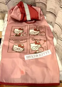 サンリオ　ペット用レインコート　　　　キティ　反射テープ付きのサムネイル