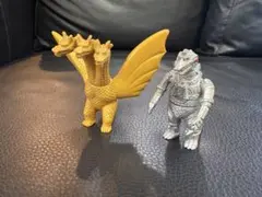 キングギドラ　メカゴジラ　フィギュア　年代物