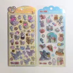 トムとジェリー うるちゅるポップシール ドロップジェリーシール 2枚セット