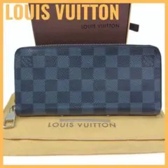 ルイヴィトン ダミエ ジッピーウォレット ヴェルティカル N62240 コバルト