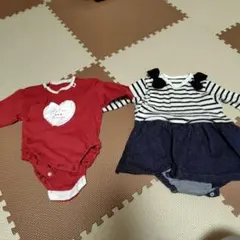 ベビー ロンパース 2枚セット