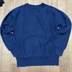ネイビー クルーネック スウェット