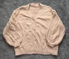 レディース　ピンク　カーディガン　Lサイズ