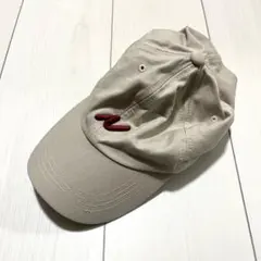 女性用 レディース 帽子 キャップ N 赤文字アルファベット刺繍