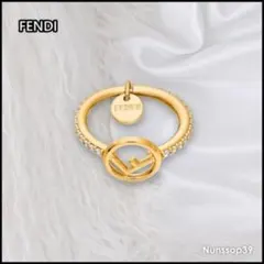 FENDI ゴールド ロゴリングのサムネイル