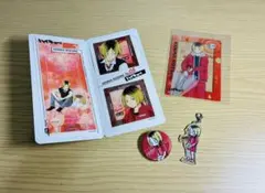 ハイキュー✨ 孤爪研磨 音駒高校 グッズ まとめ売り 缶バッジ アクキー カード