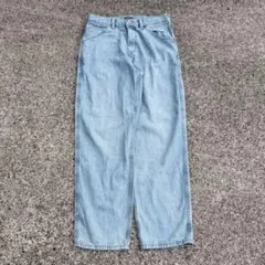 90s KANSAI MAN デニムパンツ レーヨン混 ワイドストレート メンズ 