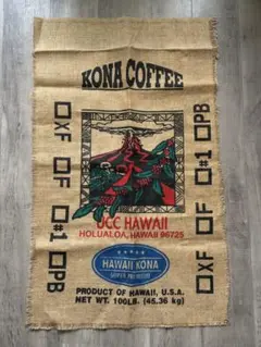 UCC HAWAII コナコーヒー 麻袋 ドンゴロス インテリア