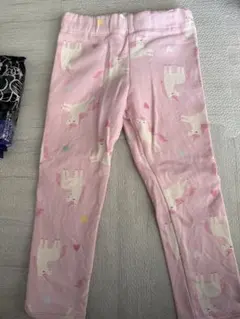 H&M ユニコーン柄　ベビーピンクパンツ