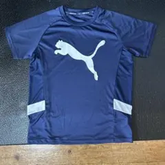 Puma 吸汗速乾 ネイビーシャツ　160
