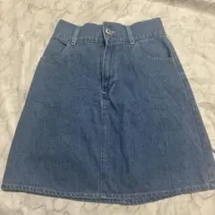 女児デニムミニスカート