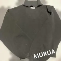 MURUA チョーカー風デザインニット 長袖