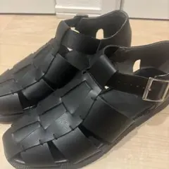 極美品✨CAMPER カンペール DON グルカサンダル レザー 黒 40 - メルカリ