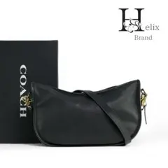 【美品】オールドコーチ　レザー　ショルダーバッグ　トート　ハンド　黒