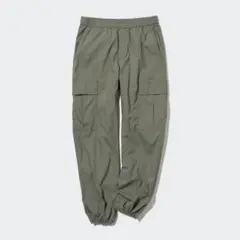 【美品】UNIQLO イージーカーゴパンツ　オリーブ