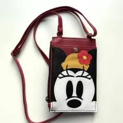 ミニーマウス ☆スマホショルダー ポシェット Disney