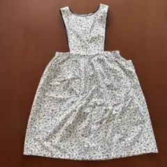 リバティ　花柄ノースリーブワンピース　130-140cm