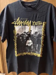 【希少デザイン】Stussy オールドステューシー 黒人フォトプリントTシャツ 希少デザイン】Stussy オールドステューシー 黒人フォトプリント