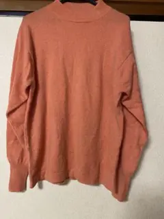 【秋の限定価格】COLVARI オレンジ セーター ニット カシミヤセーター