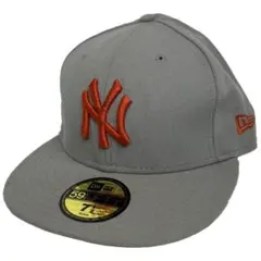 ニューエラ MLB ヤンキース ベースボールキャップ グレー 7 1/2