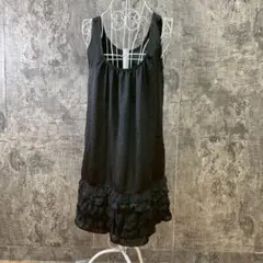 ✨マーキュリーデュオ✨ノースリーブワンピース♡裏地あり♡ストレッチなし♡黒(F)