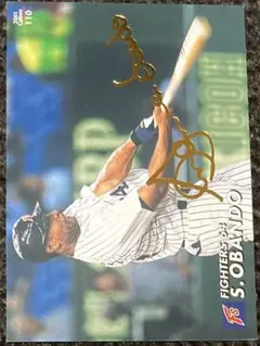 プロ野球チップス オバンドー サイン入りカード プロ野球カード