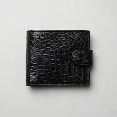 smm320様専用 万双 クロコダイルミニ財布(小銭入付) ブラック - メルカリ