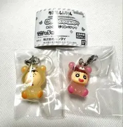 クレヨンしんちゃん めじるしアクセサリー　くまパジャマ　ネネちゃん　ボーちゃん